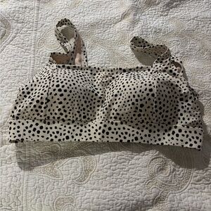 Kona Sol Cream and Black Patterned Bra